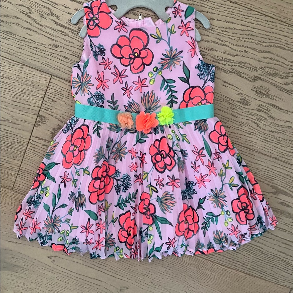 2T Floral Dazzling Dress Dress